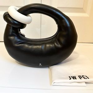 JW PEI Black Abacus Top Handle Bag